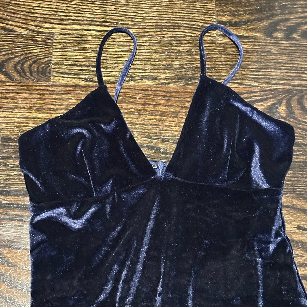 Dance & Marvel Blue Spaghetti Strap Sheath Dress - Picture 4 of 12